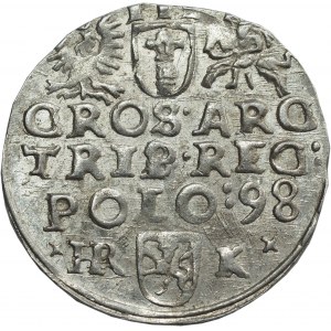 Sigismund III. Wasa, Trojak 1598, Wschowa, HR K - gemünzt