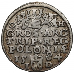 Stefan Batory, Trojak 1584, Olkusz - G-H unbeschrieben