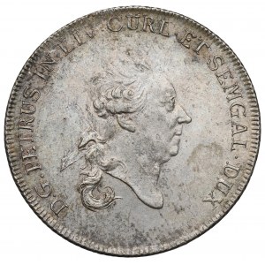 Kurlandia, Piotr Biron, Talar 1780, Mitawa