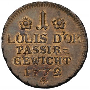 Germany, Coin weight louis d'or 1772