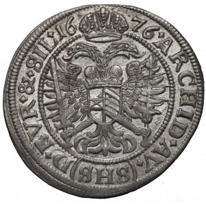 Schlesien under Habsburg, Leopold I, 6 kreuzer 1676, Breslau