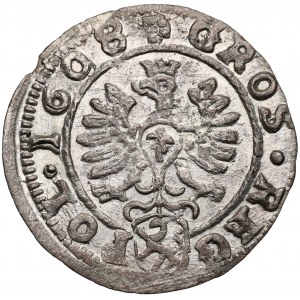 Zygmunt III Waza, Grosz 1608, Kraków - nieopisany wariant