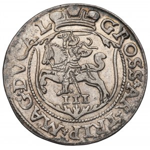Sigismund II Augustus, 3 groschen 1563, Vilnius