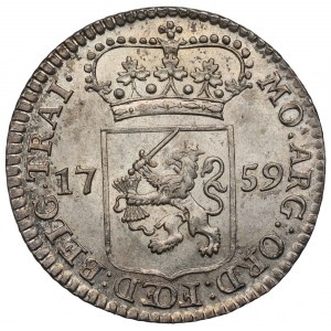 Niderlandy, Holland, 1/4 guldena=5 stuiverów 1759