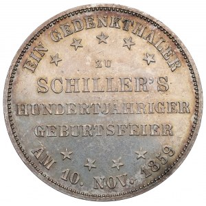 Germany, Frankfurt, Taler 1859