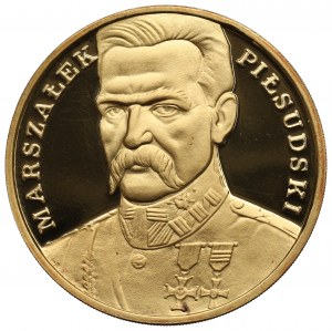 III RP, 500.000 złotych 1990 Piłsudski - Duży Tryptyk