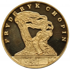 Third Republic, 500,000 zloty 1990 Chopin - Large Triptych