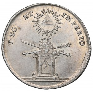 Austria, Franciszek II, żeton koronacyjny 1745