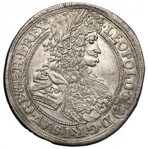 Ungarn, Leopold I., Halb-Talar 1696, Kremnica - 1-6-96-.