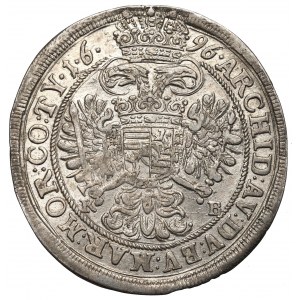 Ungarn, Leopold I., Halb-Talar 1696, Kremnica - 1-6-96-.