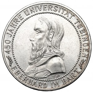 Deutschland, Weimarer Republik, 5 Mark 1927 - 450-jähriges Jubiläum der Universität Tübingen