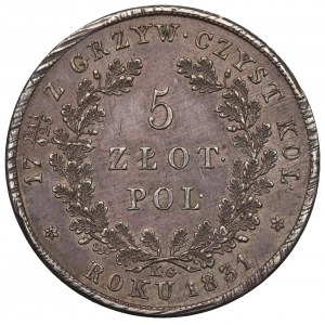 Novemberaufstand, 5 Gold 1831