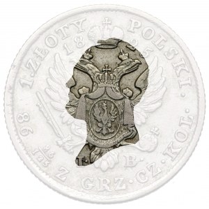 Królestwo Polskie, Aleksander I, 1 złoty 1825 - duch