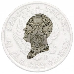 Kingdom of Poland, Alexander I, 1 zloty 1825