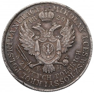 Königreich Polen, Nikolaus I., 5 Zloty 1829