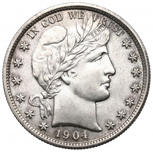 USA, 1/2 Dollar 1904 - selten