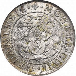 Sigismund III Vasa, Ort 1623, Danzig - PR NGC MS64