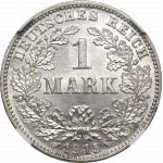 Deutschland, 1 Mark 1915 G, Karlsruhe - NGC MS67