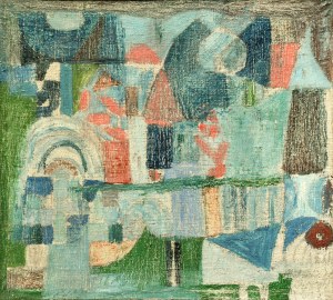 Antoni HAJDECKI (1927-1991), Widok Bochni, 1959