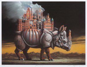 Marcin KOŁPANOWICZ (ur. 1963), Rhinoceropolis, 2020