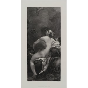 Correggio, J. Lindner, para grafik: Jowisz i Io oraz Porwanie Ganimedesa, Wiedeń, przełom XIX/XX w.