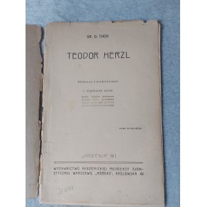 THON OZJASZ - TEODOR HERZL