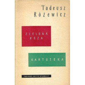 Różewicz Tadeusz ZIELONA RÓŻA KARTOTEKA