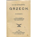 Margueritte Wiktor GRZECH Powieść, wyd.1928