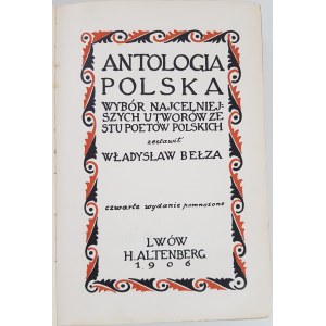 Bełza Władysław Antologia polska