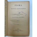 Słowacki Juliusz PISMA t.1-4