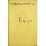 Gombrowicz Witold FERDYDURKE Wydanie 1 KRAJOWE