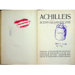 WYSPIAŃSKI Stanisław - Achilleis. Wydanie 1