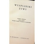 WYSPIAŃSKI ŻYWY Książka zbiorowa Londyn 1957