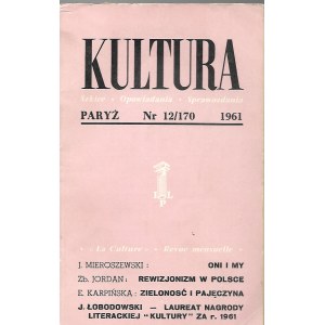 KULTURA PARYŻ Nr.12/170 1961