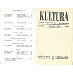 KULTUR PARIS Nr.4/186 1963 MIŁOSZ, GOMBROWICZ