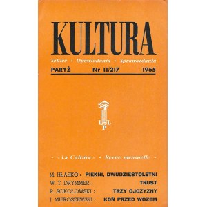 KULTURA PARYŻ Nr.11/217 1965 MAREK HŁASKO