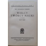 PORĘBSKI Eugeniusz - WIELCY TWÓRCY NAUKI z 56 portretami Bibljoteka Wiedzy Tom 8