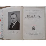 CZEKANOWSKI Jan - CZŁOWIEK W CZASIE I PRZESTRZENI z 7 tablicami, 83 ilustracjami i mapami Bibljoteka Wiedzy Tom 9