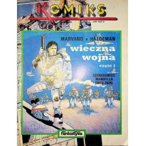 KOMIKS WRZESIEŃ 1990 MARVANO, HALDEMAN JOE, WIECZNA WOJNA CZĘŚĆ 1