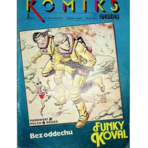 COMICS FANFICTION NOTEBOOK 1 FUNKY KOVAL WITHOUT BREATH - THE FIRST ISSUE OF ,,COMICS MAGAZINE.