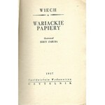 WIECH [Stefan Wiechecki ] - WARIACIE PAPERS Issue 1