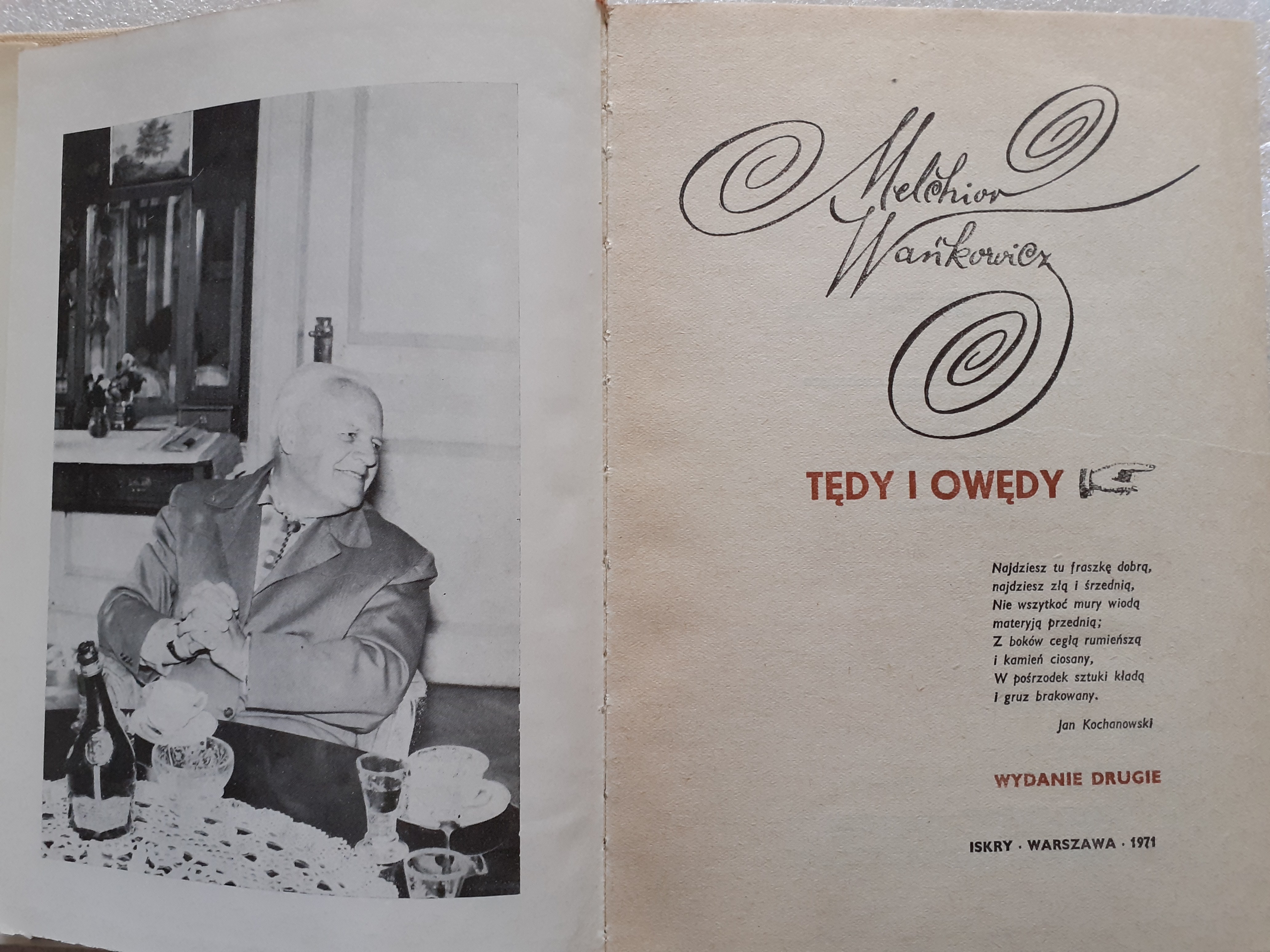 WAŃKOWICZ Melchior - TĘDY I OWĘDY Ilustracje Wyd.1971 - Aukcja