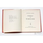 Światopełk Karpiński POEMAT O WARSZAWIE wyd. J. Mortkowicza 1938