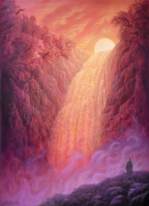 Konstantyn Płotnikow (ur. 1991), Where Sun Meets Waterfall, 2021