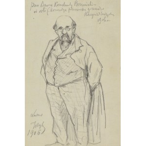 Tadeusz RYBKOWSKI (1848-1926), Character of an actor, 1906
