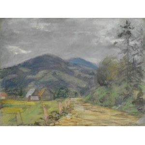 Władysław SERAFIN (1905-1988), Podgórze-Landschaft im Sommer