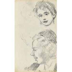 Henryk UZIEMBŁO (1879-1949), Sketches of women's heads