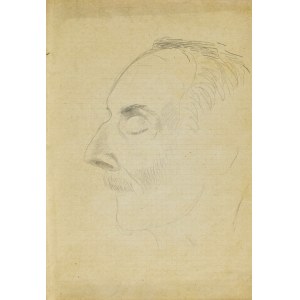 Henryk UZIEMBŁO (1879-1949), Skizze eines Kopfes im linken Profil