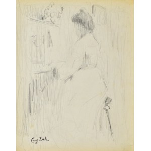 Eugene ZAK (1887-1926), Frau am Klavier II