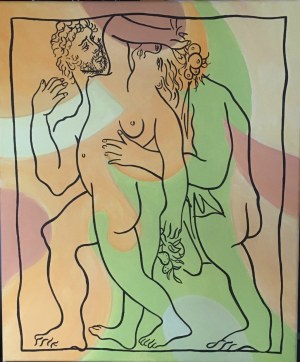 Jerzy Rymar,obraz inspirowany Pablo Picasso